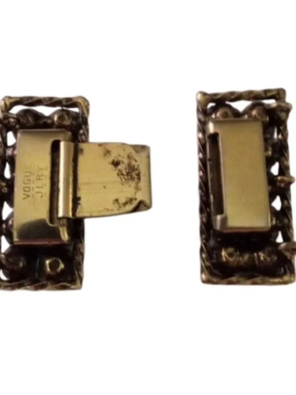 VOUGE JURY Signed Vintage Clasp - Picture 4 of 6